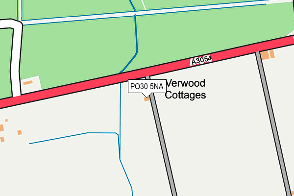 PO30 5NA map - OS OpenMap – Local (Ordnance Survey) PO30 5NA map - OS OpenMap – Local (Ordnance Survey)