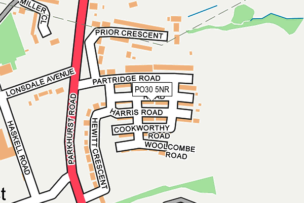 PO30 5NR map - OS OpenMap – Local (Ordnance Survey) PO30 5NR map - OS OpenMap – Local (Ordnance Survey)