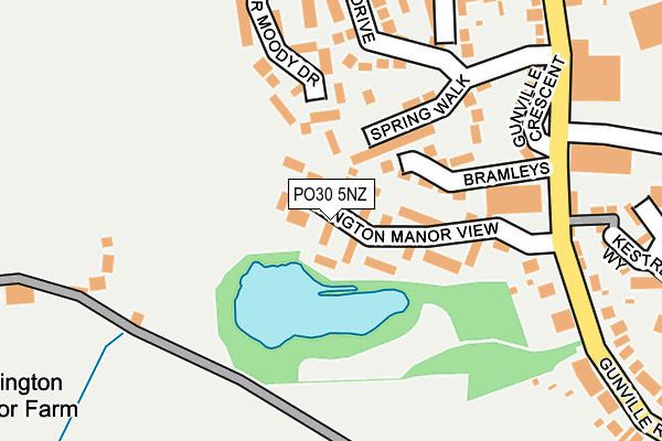 PO30 5NZ map - OS OpenMap – Local (Ordnance Survey) PO30 5NZ map - OS OpenMap – Local (Ordnance Survey)