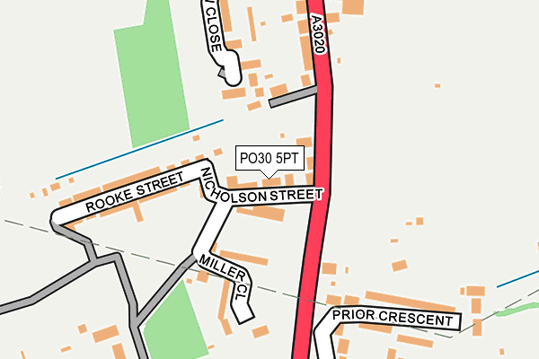 PO30 5PT map - OS OpenMap – Local (Ordnance Survey) PO30 5PT map - OS OpenMap – Local (Ordnance Survey)