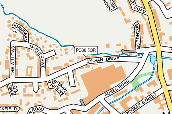 PO30 5QR map - OS OpenMap – Local (Ordnance Survey) PO30 5QR map - OS OpenMap – Local (Ordnance Survey)