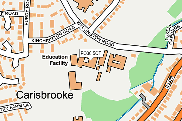 PO30 5QT map - OS OpenMap – Local (Ordnance Survey) PO30 5QT map - OS OpenMap – Local (Ordnance Survey)
