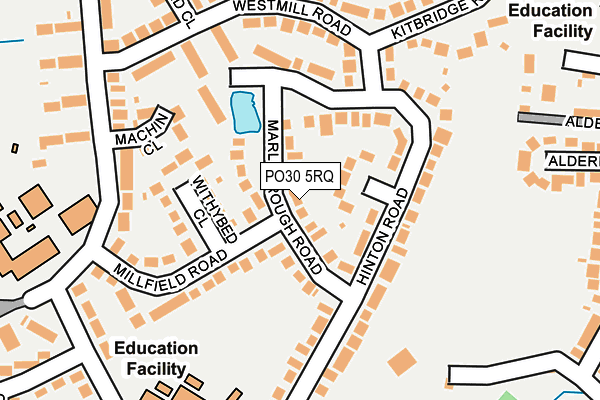 PO30 5RQ map - OS OpenMap – Local (Ordnance Survey) PO30 5RQ map - OS OpenMap – Local (Ordnance Survey)