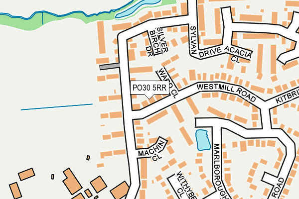 PO30 5RR map - OS OpenMap – Local (Ordnance Survey) PO30 5RR map - OS OpenMap – Local (Ordnance Survey)
