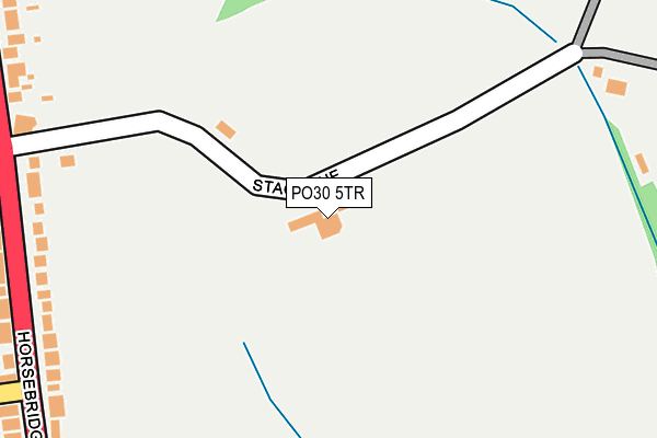 PO30 5TR map - OS OpenMap – Local (Ordnance Survey) PO30 5TR map - OS OpenMap – Local (Ordnance Survey)