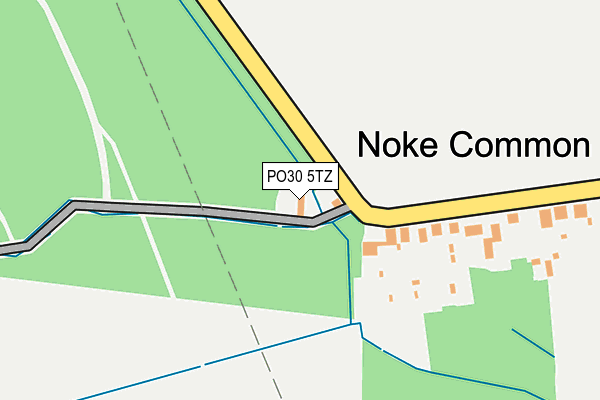 PO30 5TZ map - OS OpenMap – Local (Ordnance Survey) PO30 5TZ map - OS OpenMap – Local (Ordnance Survey)