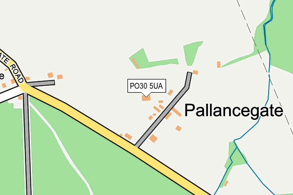 PO30 5UA map - OS OpenMap – Local (Ordnance Survey) PO30 5UA map - OS OpenMap – Local (Ordnance Survey)
