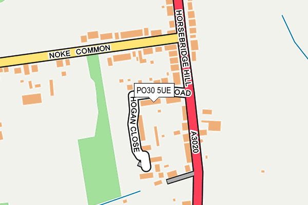 PO30 5UE map - OS OpenMap – Local (Ordnance Survey) PO30 5UE map - OS OpenMap – Local (Ordnance Survey)
