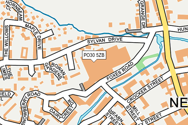 PO30 5ZB map - OS OpenMap – Local (Ordnance Survey) PO30 5ZB map - OS OpenMap – Local (Ordnance Survey)