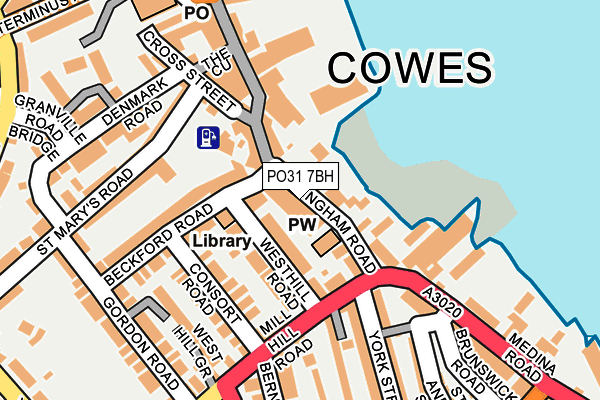 PO31 7BH map - OS OpenMap – Local (Ordnance Survey) PO31 7BH map - OS OpenMap – Local (Ordnance Survey)