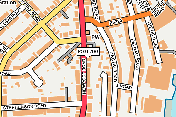 PO31 7DG map - OS OpenMap – Local (Ordnance Survey) PO31 7DG map - OS OpenMap – Local (Ordnance Survey)