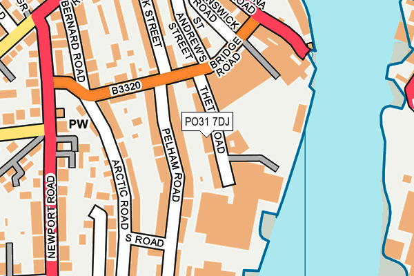 PO31 7DJ map - OS OpenMap – Local (Ordnance Survey) PO31 7DJ map - OS OpenMap – Local (Ordnance Survey)