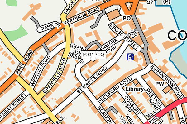 PO31 7DQ map - OS OpenMap – Local (Ordnance Survey) PO31 7DQ map - OS OpenMap – Local (Ordnance Survey)