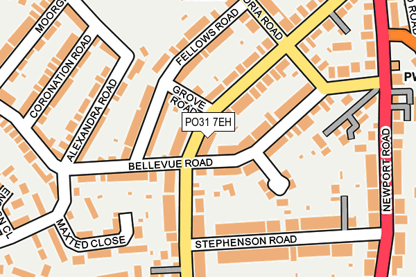 PO31 7EH map - OS OpenMap – Local (Ordnance Survey) PO31 7EH map - OS OpenMap – Local (Ordnance Survey)