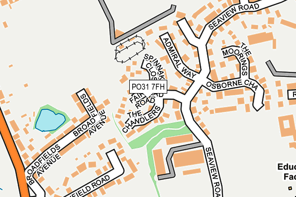 PO31 7FH map - OS OpenMap – Local (Ordnance Survey) PO31 7FH map - OS OpenMap – Local (Ordnance Survey)