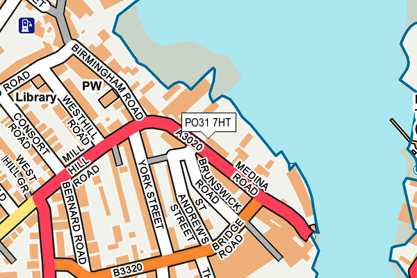 PO31 7HT map - OS OpenMap – Local (Ordnance Survey) PO31 7HT map - OS OpenMap – Local (Ordnance Survey)