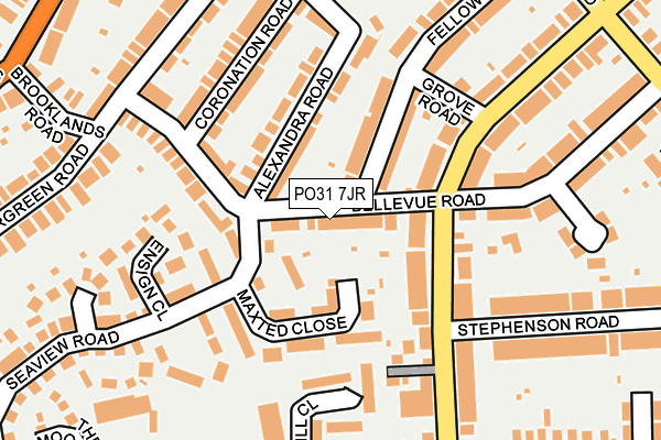 PO31 7JR map - OS OpenMap – Local (Ordnance Survey) PO31 7JR map - OS OpenMap – Local (Ordnance Survey)