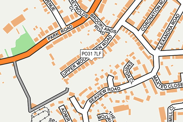 PO31 7LF map - OS OpenMap – Local (Ordnance Survey) PO31 7LF map - OS OpenMap – Local (Ordnance Survey)