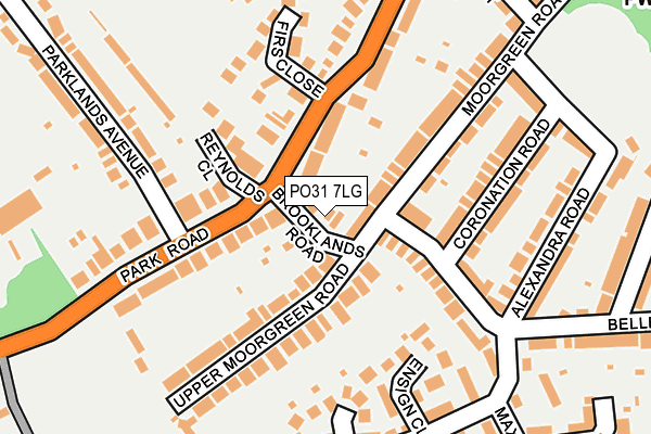 PO31 7LG map - OS OpenMap – Local (Ordnance Survey) PO31 7LG map - OS OpenMap – Local (Ordnance Survey)