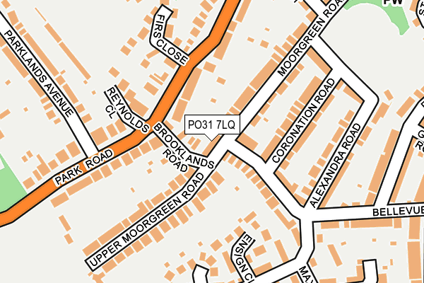 PO31 7LQ map - OS OpenMap – Local (Ordnance Survey) PO31 7LQ map - OS OpenMap – Local (Ordnance Survey)