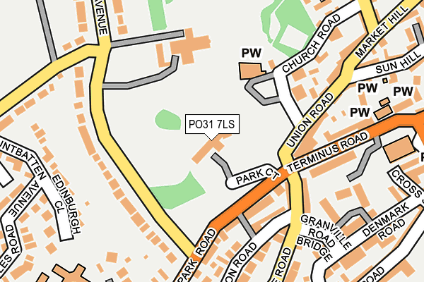 PO31 7LS map - OS OpenMap – Local (Ordnance Survey) PO31 7LS map - OS OpenMap – Local (Ordnance Survey)