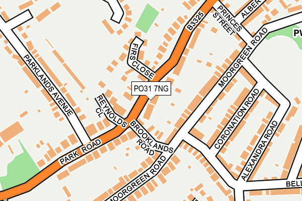 PO31 7NG map - OS OpenMap – Local (Ordnance Survey) PO31 7NG map - OS OpenMap – Local (Ordnance Survey)