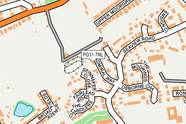 PO31 7NL map - OS OpenMap – Local (Ordnance Survey) PO31 7NL map - OS OpenMap – Local (Ordnance Survey)