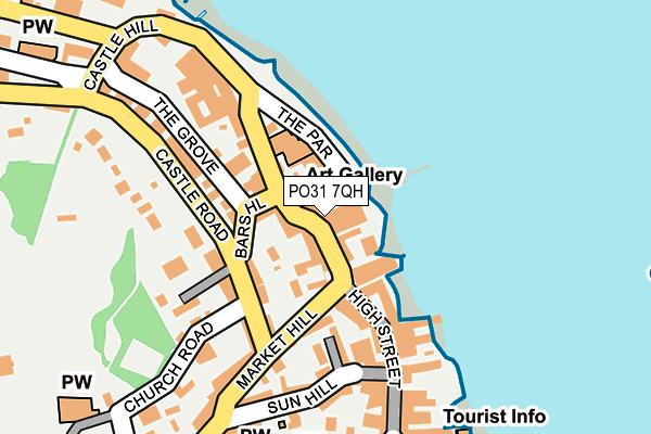PO31 7QH map - OS OpenMap – Local (Ordnance Survey) PO31 7QH map - OS OpenMap – Local (Ordnance Survey)