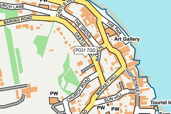 PO31 7QQ map - OS OpenMap – Local (Ordnance Survey) PO31 7QQ map - OS OpenMap – Local (Ordnance Survey)