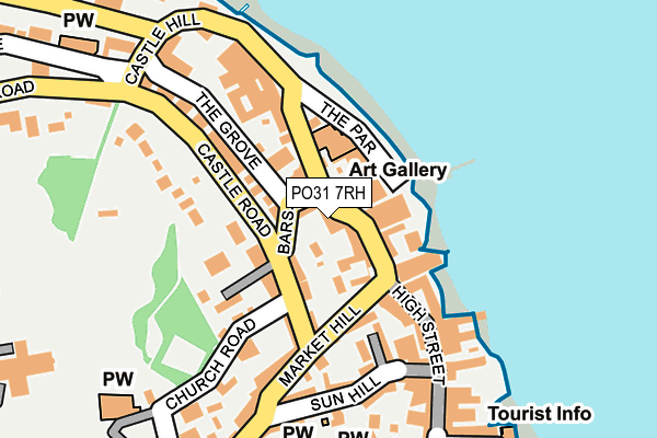 PO31 7RH map - OS OpenMap – Local (Ordnance Survey) PO31 7RH map - OS OpenMap – Local (Ordnance Survey)