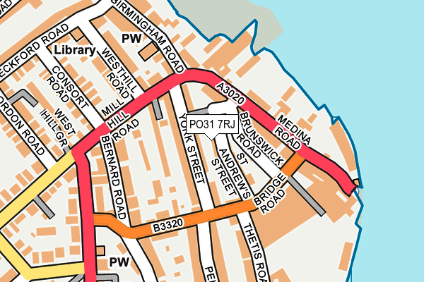 PO31 7RJ map - OS OpenMap – Local (Ordnance Survey) PO31 7RJ map - OS OpenMap – Local (Ordnance Survey)