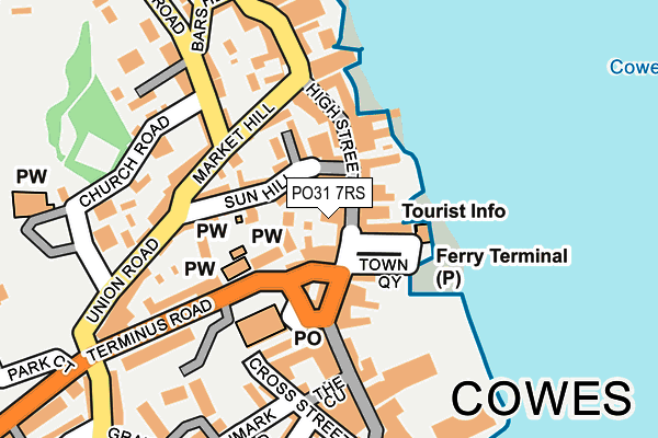 PO31 7RS map - OS OpenMap – Local (Ordnance Survey) PO31 7RS map - OS OpenMap – Local (Ordnance Survey)