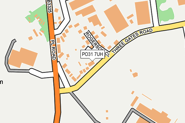 PO31 7UH map - OS OpenMap – Local (Ordnance Survey) PO31 7UH map - OS OpenMap – Local (Ordnance Survey)
