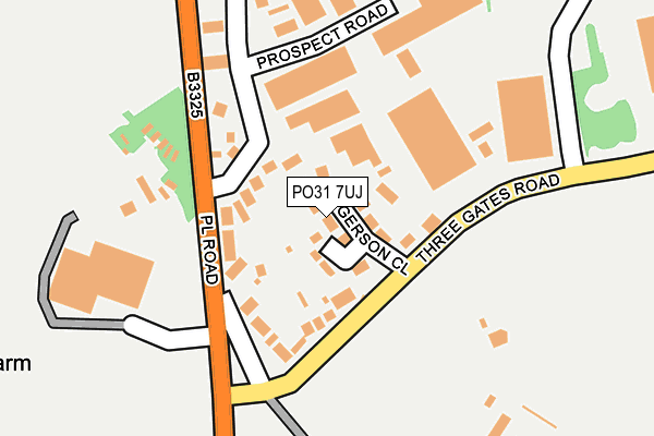 PO31 7UJ map - OS OpenMap – Local (Ordnance Survey) PO31 7UJ map - OS OpenMap – Local (Ordnance Survey)
