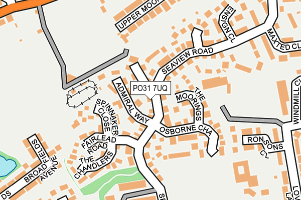 PO31 7UQ map - OS OpenMap – Local (Ordnance Survey) PO31 7UQ map - OS OpenMap – Local (Ordnance Survey)