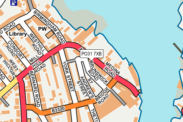 PO31 7XB map - OS OpenMap – Local (Ordnance Survey) PO31 7XB map - OS OpenMap – Local (Ordnance Survey)