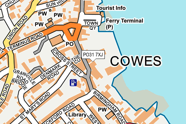 PO31 7XJ map - OS OpenMap – Local (Ordnance Survey) PO31 7XJ map - OS OpenMap – Local (Ordnance Survey)