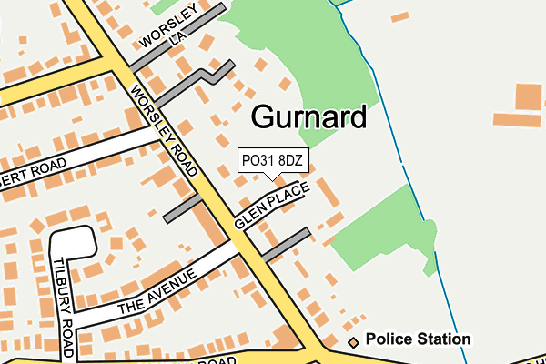PO31 8DZ map - OS OpenMap – Local (Ordnance Survey) PO31 8DZ map - OS OpenMap – Local (Ordnance Survey)