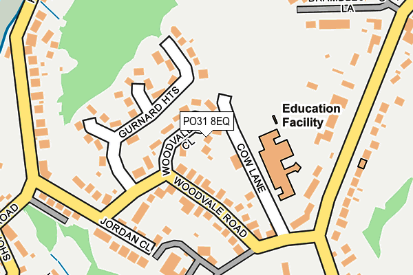 PO31 8EQ map - OS OpenMap – Local (Ordnance Survey) PO31 8EQ map - OS OpenMap – Local (Ordnance Survey)