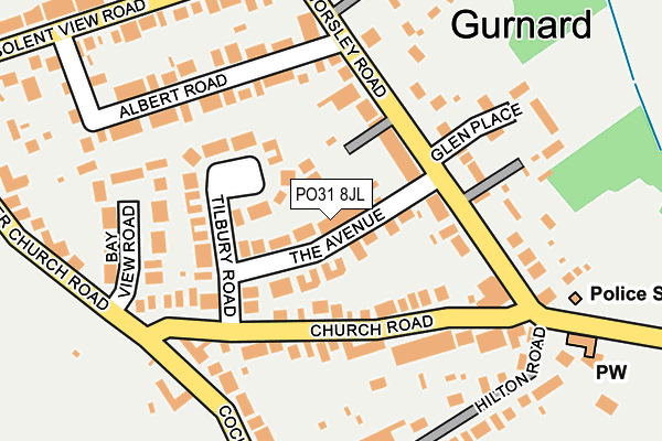 PO31 8JL map - OS OpenMap – Local (Ordnance Survey) PO31 8JL map - OS OpenMap – Local (Ordnance Survey)
