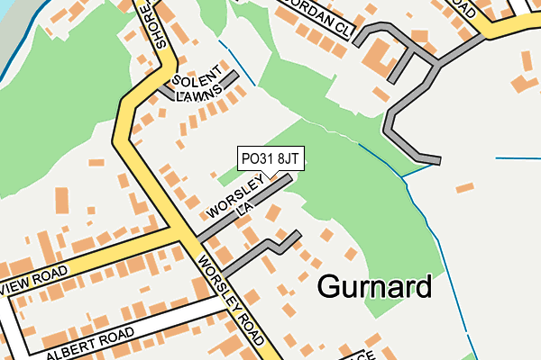 PO31 8JT map - OS OpenMap – Local (Ordnance Survey) PO31 8JT map - OS OpenMap – Local (Ordnance Survey)