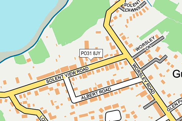 PO31 8JY map - OS OpenMap – Local (Ordnance Survey) PO31 8JY map - OS OpenMap – Local (Ordnance Survey)
