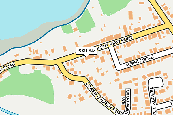PO31 8JZ map - OS OpenMap – Local (Ordnance Survey) PO31 8JZ map - OS OpenMap – Local (Ordnance Survey)