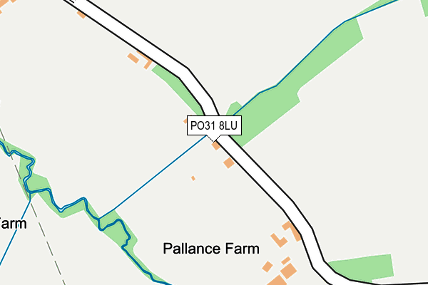 PO31 8LU map - OS OpenMap – Local (Ordnance Survey)