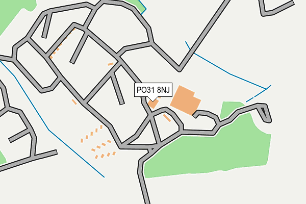PO31 8NJ map - OS OpenMap – Local (Ordnance Survey) PO31 8NJ map - OS OpenMap – Local (Ordnance Survey)