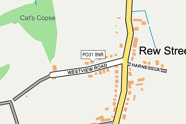 PO31 8NR map - OS OpenMap – Local (Ordnance Survey) PO31 8NR map - OS OpenMap – Local (Ordnance Survey)