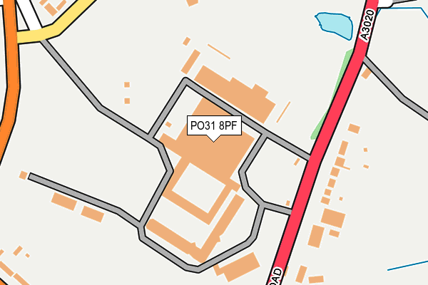 PO31 8PF map - OS OpenMap – Local (Ordnance Survey) PO31 8PF map - OS OpenMap – Local (Ordnance Survey)