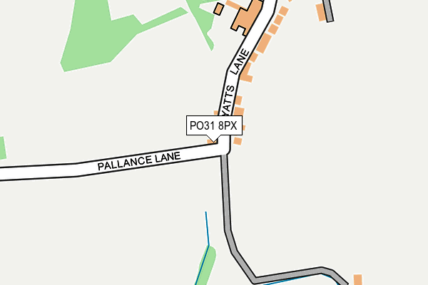 PO31 8PX map - OS OpenMap – Local (Ordnance Survey) PO31 8PX map - OS OpenMap – Local (Ordnance Survey)