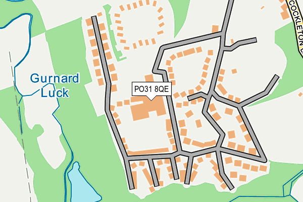 PO31 8QE map - OS OpenMap – Local (Ordnance Survey) PO31 8QE map - OS OpenMap – Local (Ordnance Survey)