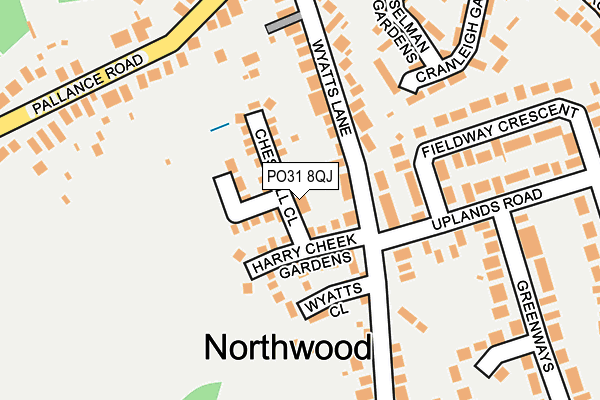 PO31 8QJ map - OS OpenMap – Local (Ordnance Survey) PO31 8QJ map - OS OpenMap – Local (Ordnance Survey)